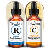TruSkin Prestige Serum Duo – Dermatologist-Tested Vitamin C & Retinol in Premium Bottles