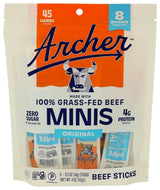 Archer Original Mini Beef Sticks – Thoughtful Gourmet Snack Gift for Health-Conscious Friends, 4 OZ