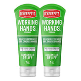 O'Keeffe's Working Hands Hand Cream – Worksite Hand Repair for Construction and Mechanic Crews, 2-Pack