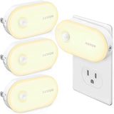 AUVON Motion Sensor Night Light – Dimmable Warm White Plug in for Nursery, Kids Bedroom and Bathroom Bedtime Safety