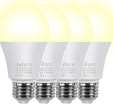 Aukora Motion Sensor Light Bulbs – Clean Design Screw In Lighting for Clutter Free Minimalist Hallways and Entryways