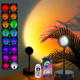 AuroraBeam Sun Lamp – Wind-Down Evening Ritual Light for Bedroom, Soft Warm Sunset Glow
