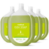 Method Lime + Sea Salt Dish Soap – Neutral Scented Cleaner for Intentional Minimalist Kitchens