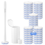 Disposable Toilet Wand Starter Kit – Thoughtful Housewarming Gift for New Homeowners, Practical Bathroom Cleaning Bundle with 40 Refills