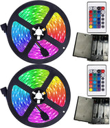 111111 Battery Powered LED Strip Lights – Waterproof Patio & Camping Light for Tents and Picnic Tables