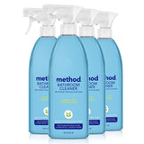 Method Bathroom Cleaner Eucalyptus Mint – Minimalist Bathroom Cleaning Spray, Clean-Lined Plant-Based Foam for Uncluttered Spaces