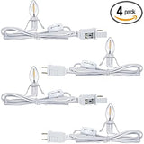Holiday Studio Cool-Touch LED Village Bulb Kit – Child and Pet Safe Christmas Light Replacement, 1W E12 Bulbs with Spare Fuse