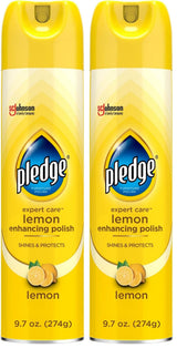 Pledge CFC-Free Lemon Polish – Family-Safe Surface Care for Homes with Kids and Pets