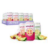 Spindrift Real Fruit Sparkling Water Multipack – Crowd-Pleasing Backyard BBQ Drink Without the Sugar Crash