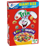 Trix Fruity Breakfast Cereal – Whole Grain Cereal with Vitamins and Minerals for Balanced Mornings