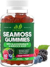 Vegan Sea Moss Berry Gummies - Housewarming Present for the Health-Conscious Friend
