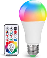 SUNNEST LED Mood Light Bulb 4-Pack – Holiday Gift Idea for Mom and Women, E26 10W 120 Color with Remote Control
