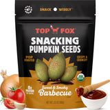 Top Fox Snacks Chile Lime Pumpkin Seeds 3.5 oz 2 Pack - Shelf-Stable Hiking Snack for Trail and Campsite Fueling