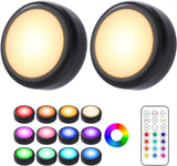 Cadrim Puck Lights - Wireless Minimalist Under Cabinet Lighting for Clean, Clutter-Free Kitchens