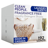 The Clean People Laundry Detergent Sheets – No-Mess Baby Laundry for Nursery and Playroom Wash