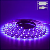 6.6ft Black Light Strip for Kids Bedroom, USB Powered UV Light with Skin-Safe 395nm Wavelength