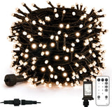 suddus Christmas Lights Outdoor for House – Roofline, Porch and Door Frame Holiday Lighting, IP44 Waterproof 33ft Warm White