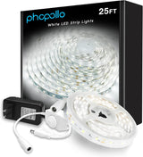 phopollo COB LED Strip – Dot-Free Seamless Light Bar for Minimalist Shelf and Display Setups