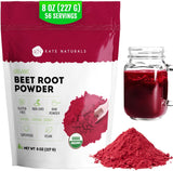 Kate Naturals Raw Beetroot Superfood Powder for Juices – Pure Powder with No Additives or Fillers