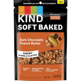 KIND Soft Baked Granola – Portable Dark Chocolate Peanut Butter Bites for Commute and Workday Fuel, Resealable 11oz Bag