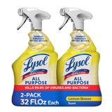 Lysol All Purpose Cleaner Spray – Fresh-Scented Disinfectant for Stylish Kitchens, Lemon Breeze, 32 Fl Oz