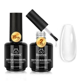 Beetles HEMA-Free Builder Gel – Two-Bottle Value Pack for a Clutter-Free Nail Station