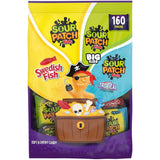 SOUR PATCH KIDS Original, Tropical, Big Kids & SWEDISH FISH Candy Variety – Shareable Bulk Treat Pack for Halloween Party Favors