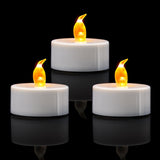 KOABY Battery Operated Tea Lights – Heat-Free Votive Lights for Dorm, Apartment, and Flame-Restricted Rental