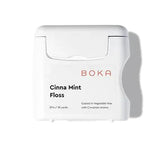 Boka Ela Mint Floss – Mindful Nightly Oral Care for Wellness Routines, Plant-Based Expandable Woven Design