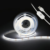 LuminStyle USB COB Light Strip – Slim 8mm Adhesive Strip for Intentional Minimalist Home Accents