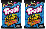 Trolli Sour Brite Crawlers Very Berry Gummy Worms – Nostalgic Sweet and Sour Candy Gift for Teens and Young Adults
