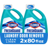 Clorox FreshGuard Laundry Odor Remover for Nursery and Playroom, 0% Bleach Odor Fighter for Sensitive Skin and Baby Clothes