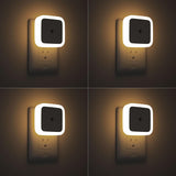 Sujeet Dusk to Dawn LED Night Light – Child Safe Warm White Nursery Light, 4-Pack for Bedroom and Playroom
