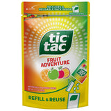 Tic Tac Fruit Adventure Mint Refill Bag – Desk-Side Breath Freshener for the Office Break Room and Shared Bowls