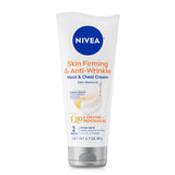 NIVEA Skin Firming Neck and Chest Cream – Clean Beauty Staple for an Uncluttered Vanity, Paraben-Free Anti-Aging Moisturizer