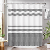 AmazerBath Farmhouse Shower Curtain Set with 12 Hooks – Thoughtful Housewarming Gift for Women and New Homeowners