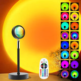 Sunset Lamp Projector – Mindful Wind Down Lamp, Soothing Multicolor Sunset Glow for Evening Relaxation