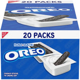 OREO Handi-Snacks Dippable Cookie Sticks for Camping, Hiking, and Park Outings, 20 Mess-Free Travel Snack Packs