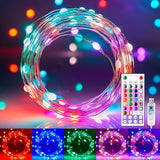 Minetom USB String Lights – Unique Housewarming Gift for Women and Mom, 22 Colors Timer Included