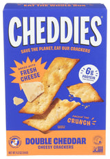 Cheddies Double Cheddar Cracker 4.2 oz – Healthy Snack Gift Basket Addition for Holidays