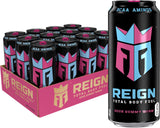 Reign Total Body Fuel Sour Gummy Worm – Nostalgic Fitness Gift for Gym-Loving Friends and Athletes, 16 Fl Oz (Pack of 12)