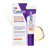 CeraVe Skin Renewing Vitamin C Eye Cream – Daily Brightening Ritual for Tired Eyes, Morning and Night Skincare