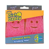 Scrub Daddy Dish Daddy Replacement Heads – Streamlined Kitchen Sink Upgrade for Plastic-Free Homes