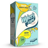 Wyler's Light Singles to Go – Desk Drawer Water Flavoring for Office Workers and Study Sessions, 20 Pack
