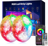 Aogistc RGB LED Strip Lights 148ft-250ft – Housewarming Gift for Women and Mom, Music Sync Bedroom Decor