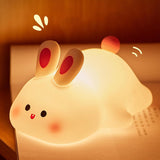 Duck Night Light – Baby Room Lamp for Nursery and Playroom, BPA-Free Squishy LED with Touch Dimmer