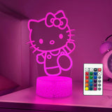 Cool Night Light 3D LED Lamp – Flameless Child Safe Night Light for Bedroom and Nursery Sleep Area