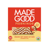 MadeGood Mornings Soft-Baked Oat Bars – Clean Ingredient Snack for Celiac and Allergy-Sensitive Diets, 30-Count Variety Pack