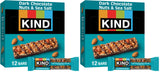 KIND Healthy Snack Bars, Portion-Controlled Dark Chocolate Almond Bar for Busy Workday Focus, 12 Count