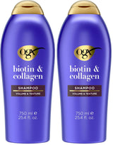 OGX Thick & Full Biotin & Collagen Volumizing Shampoo – Premium Volumizing Treatment for the Elevated Vanity, 13 fl oz